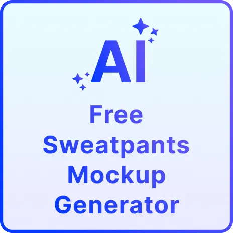 Free AI Sweatpants Mockup Generator, Free AI Sweatpants Mockup Maker Online